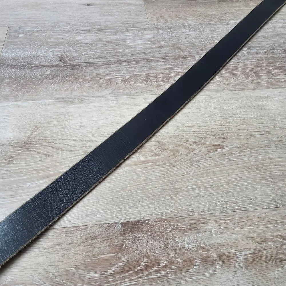 Bill Adler Dark Brown Leather Belt sz 36 R-29040 Minimalist Casual Basic Work
